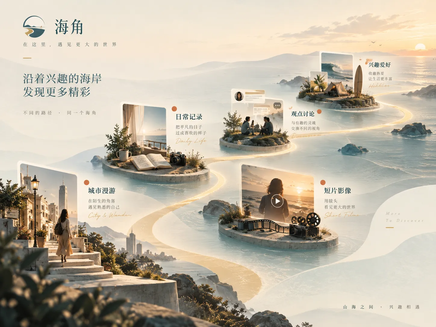 灯塔之后:傍晚的岸线观察